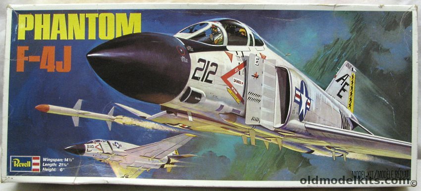 Revell 1/32 McDonnell Douglas F-4J Phantom II - US Navy VF-33 USS America, H188 plastic model kit